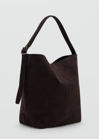 MANGO Shoulder Bag 'Carnaby' in Brown