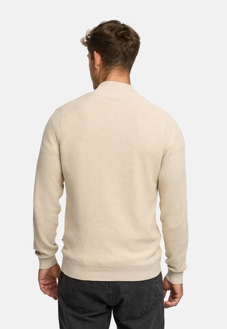 INDICODE JEANS Sweater ' Bull ' in Beige