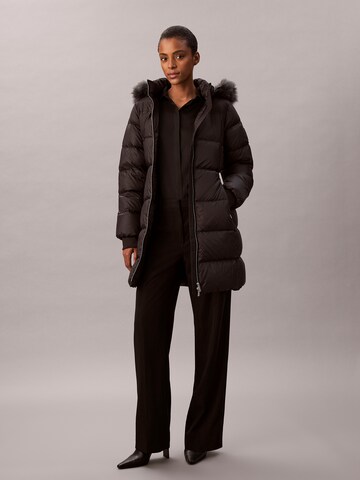 Calvin Klein Wintermantel in Zwart
