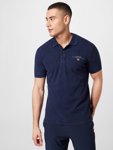 NAPAPIJRI Shirt 'ELBAS' in Blauw: voorkant