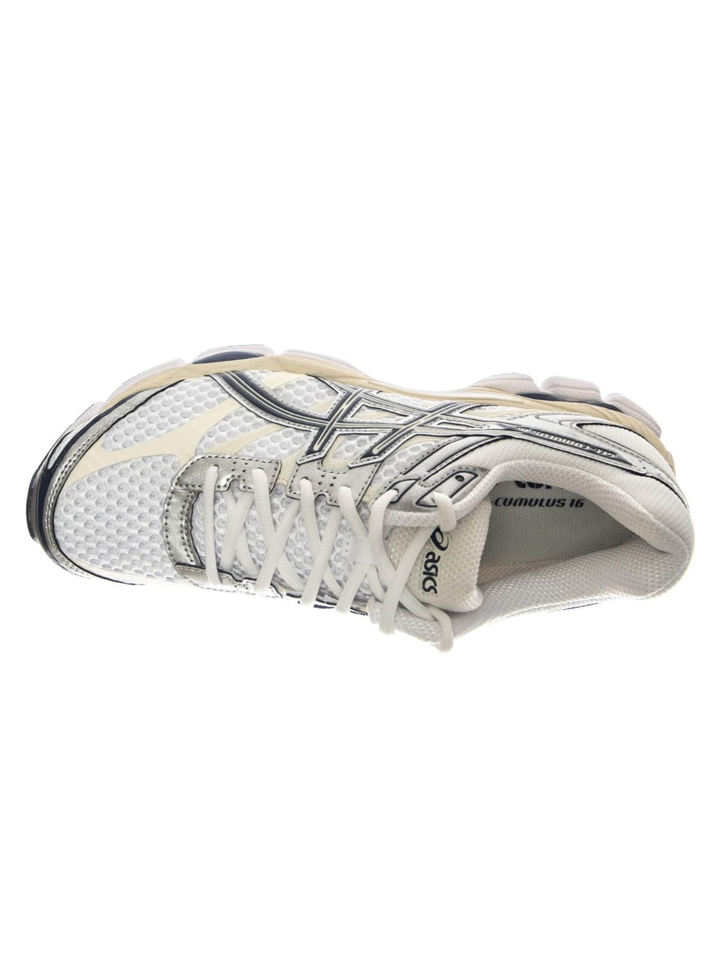 ASICS Athletic lace-up shoe 'Gel-Cumulus 16 White/Midnight' in Blue