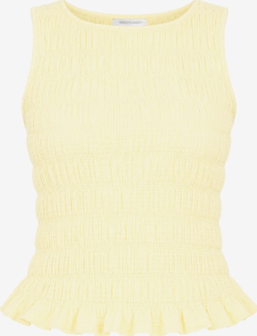 SASSYCLASSY Top in Gelb: Vorderseite