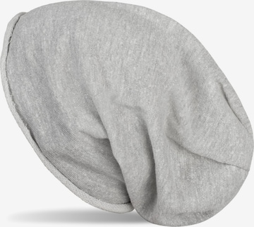 styleBREAKER Mütze 'Beanie Mütze mit All Over Glitzer' in Grau: Vorderseite