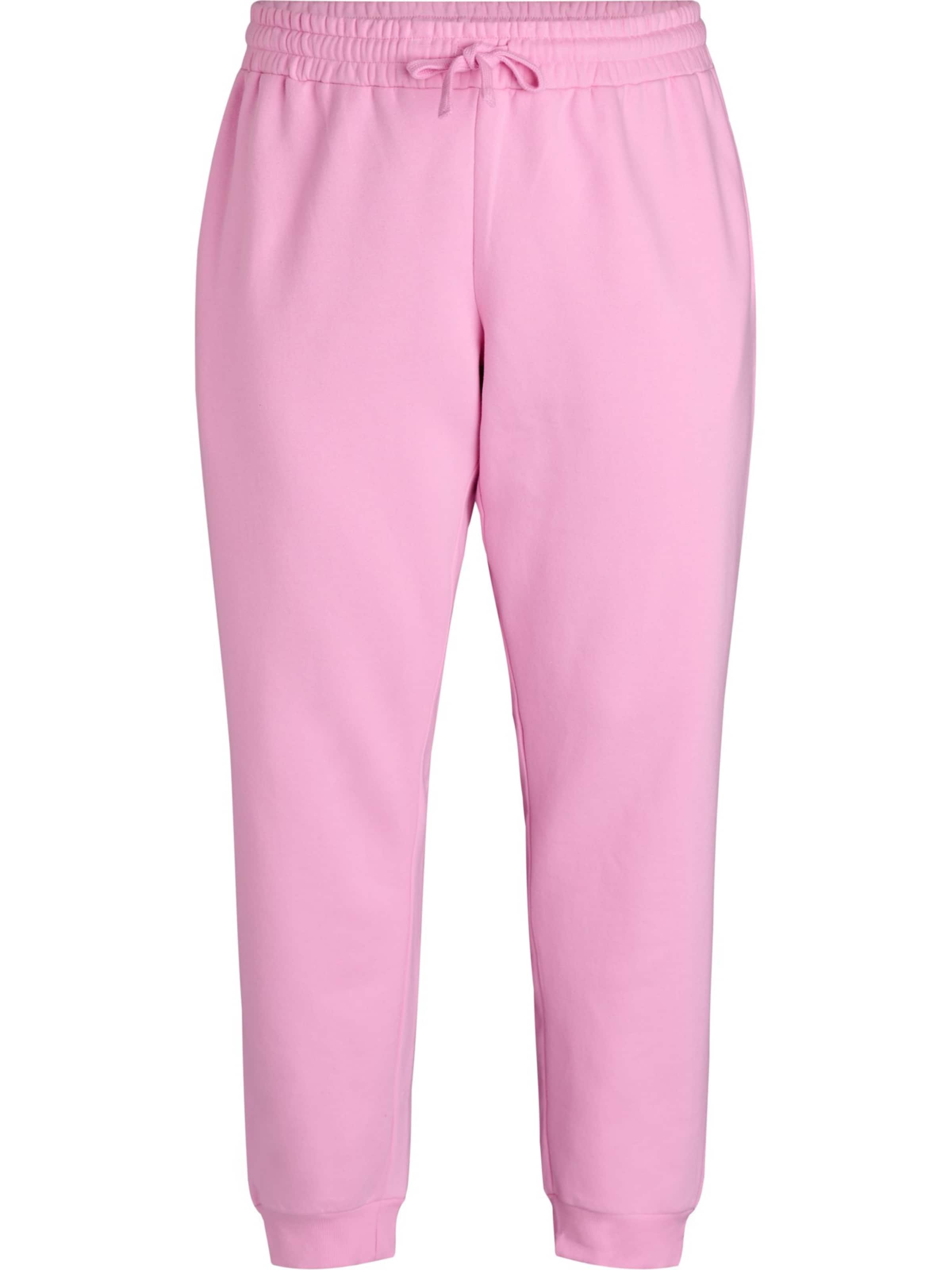 Zizzi Tapered Hose in Pink: Vorderseite