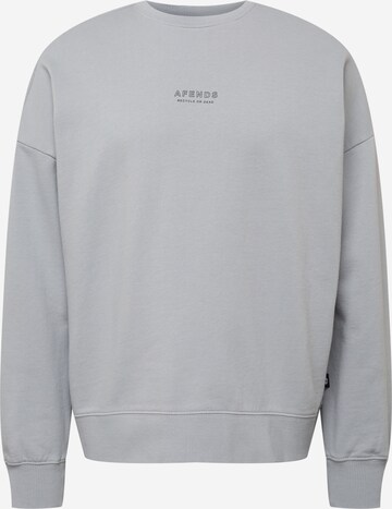 Afends Sweatshirt 'Credits' in Grau: predná strana