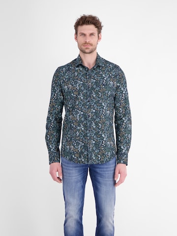 LERROS Regular fit Button Up Shirt in Blue: front