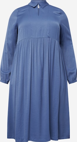 KAFFE CURVE Sukienka 'Simma' w kolorze niebieski: przód