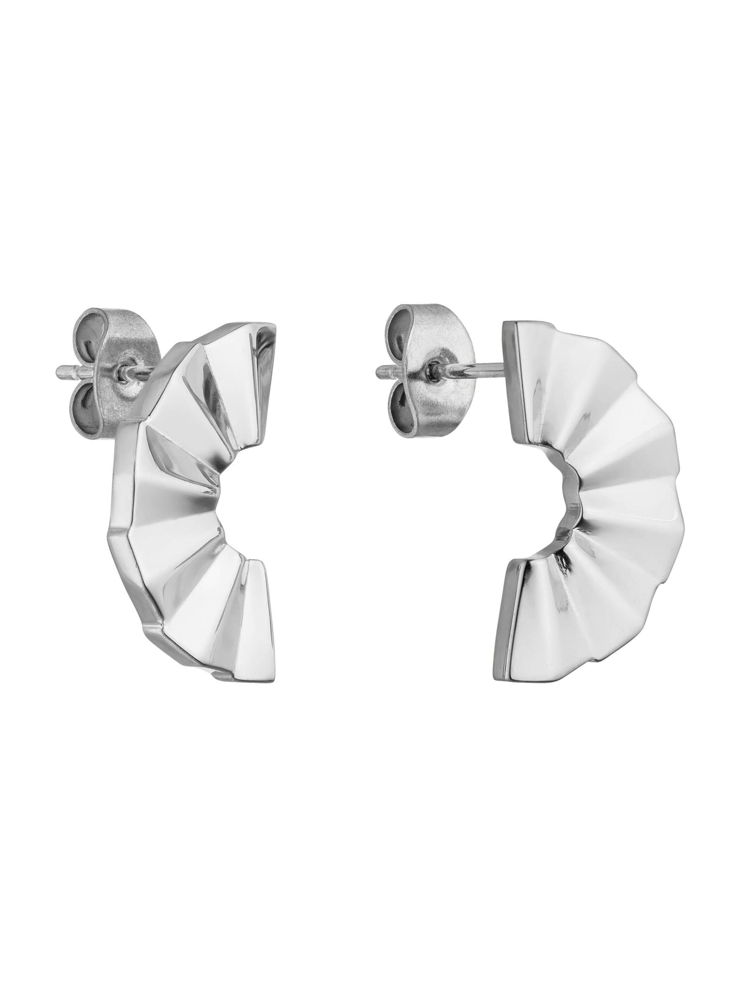 PURELEI Boucles d'oreilles 'Fan' en argent, Vue avec produit