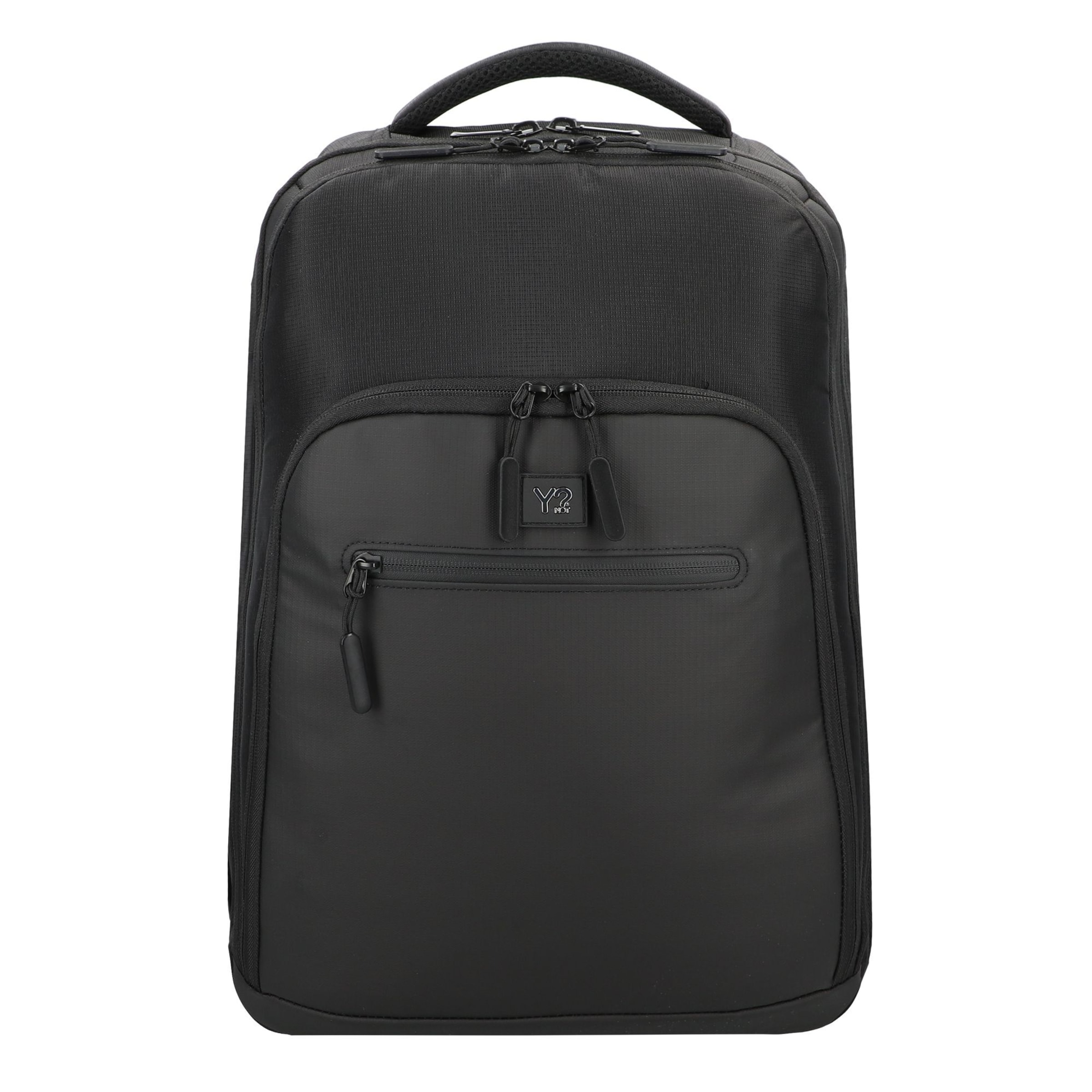 Y Not? Rucksack 'Vovager ' in Schwarz: Vorderseite
