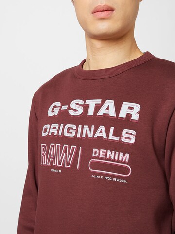 G-Star RAW Sweatshirt in Lila