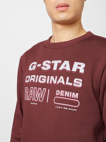 Sweat-shirt G-Star RAW en violet