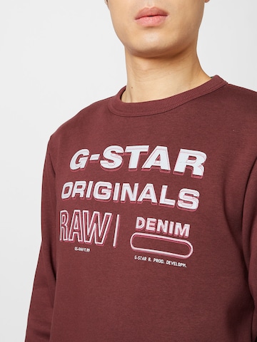 G-Star RAW Sweatshirt in Purple