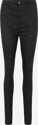 Topshop Tall Slimfit Jeans 'Joni' i svart: framsida