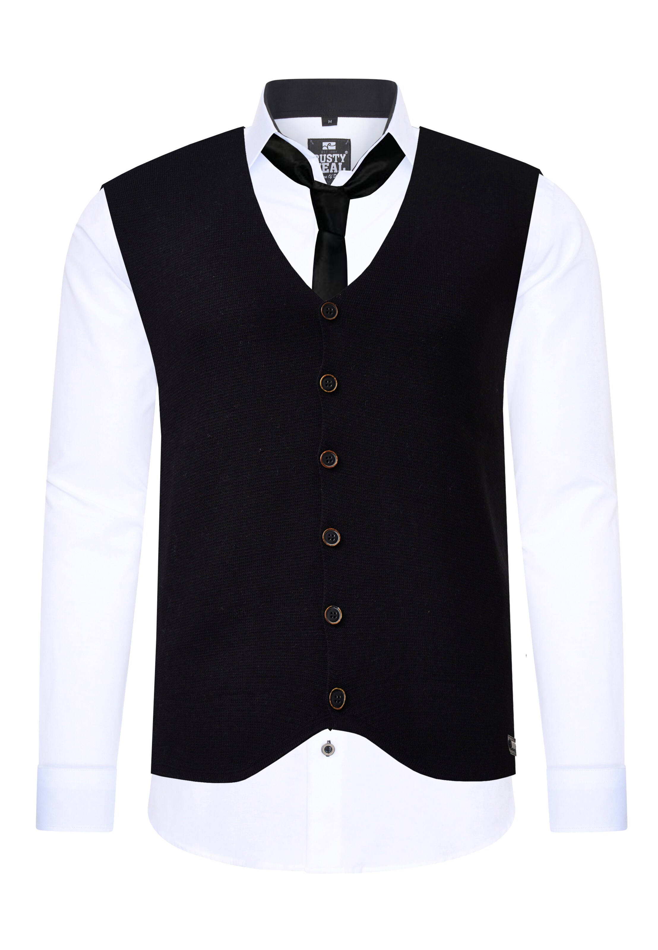 Rusty Neal Slim fit Overhemd in Wit