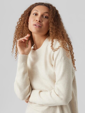 VERO MODA Pullover 'DOFFY' in Beige