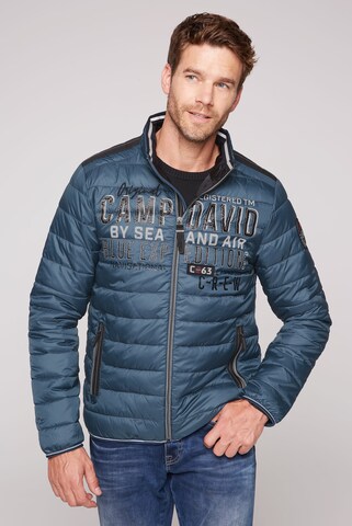 CAMP DAVID Between-Season Jacket in Blue: front