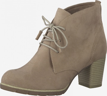 Bottines à lacets MARCO TOZZI en beige : devant