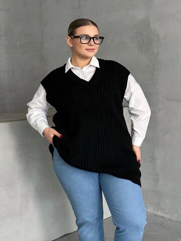 Pull-over Stil Diva en noir