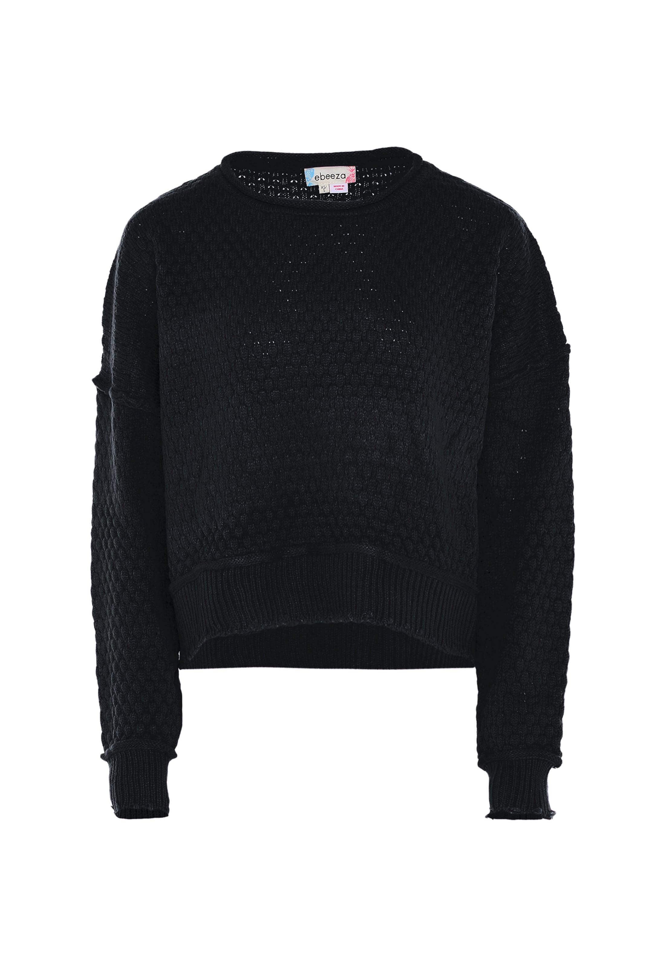 ebeeza - Pullover em preto: frente