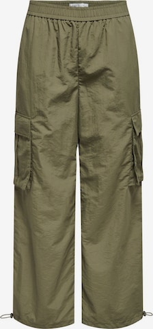 Wide Leg Pantalon cargo JDY en vert : devant