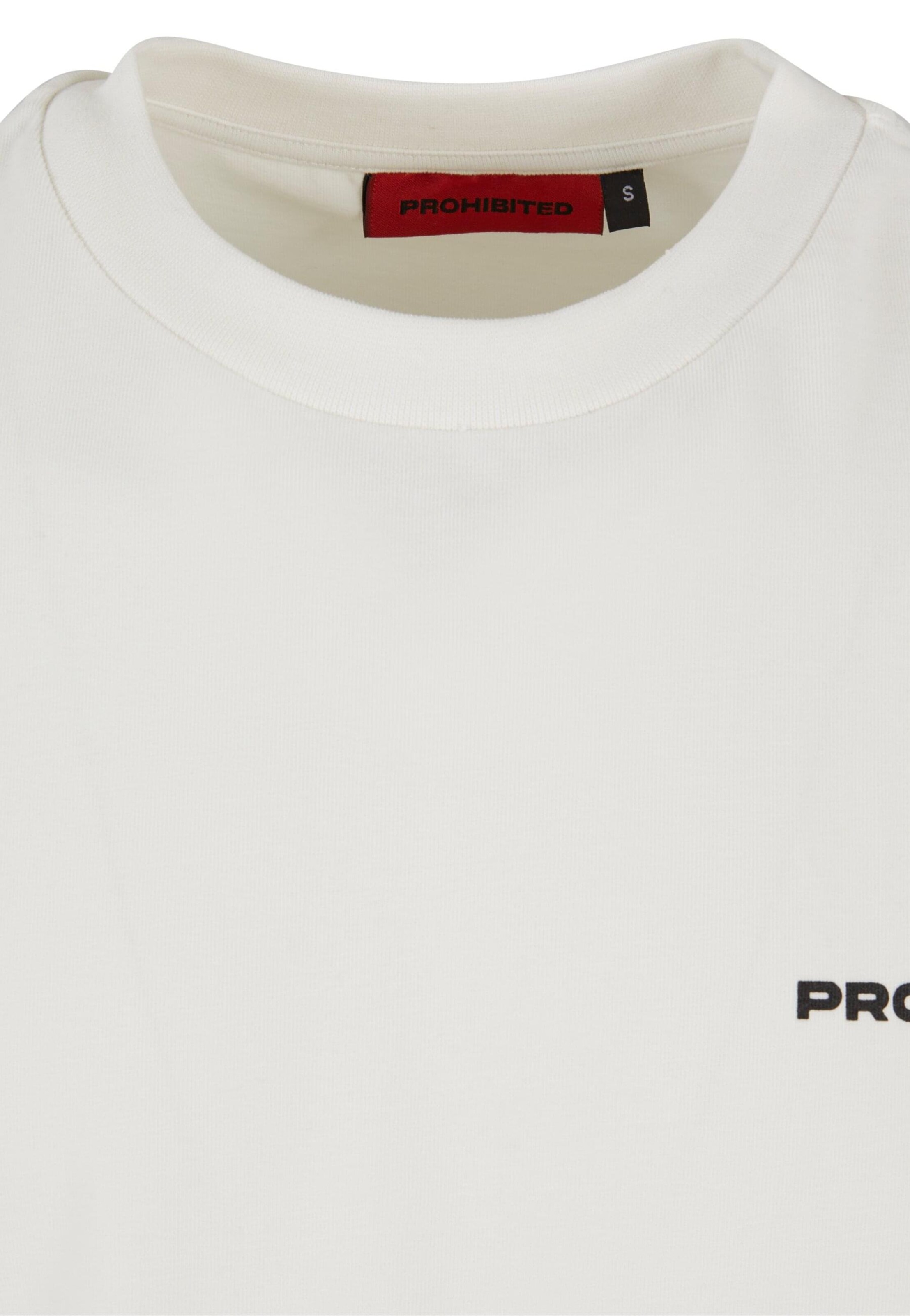 Prohibited Tričko – bílá