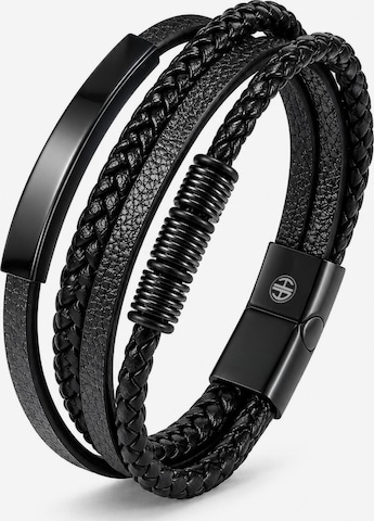 Alster Herz Bracelet 'MATTEO' in Black: front