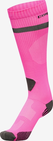 Chaussettes de sport Newline en rose : devant