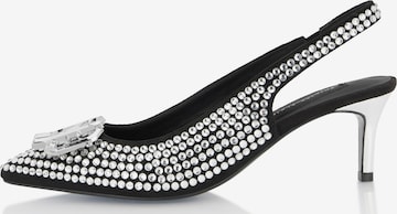 Philipp Plein Slingback pumps in Silver: front