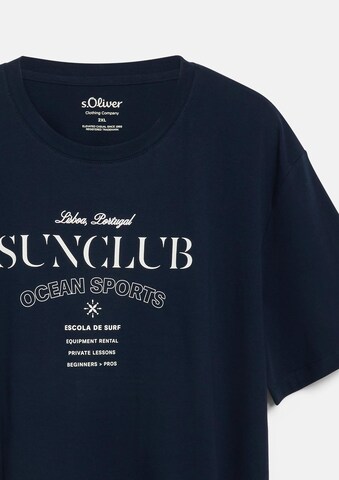 s.Oliver T-Shirt in Blau
