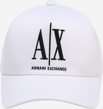 Cappello da baseball di ARMANI EXCHANGE in bianco