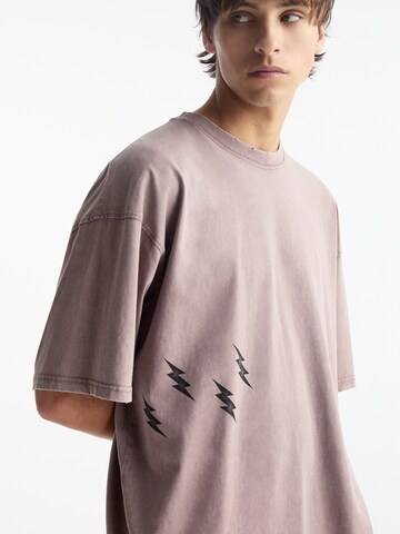 Pull&Bear T-shirt i lila