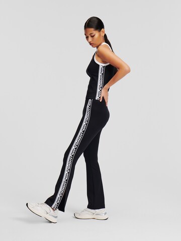 Karl Lagerfeld regular Leggings i sort