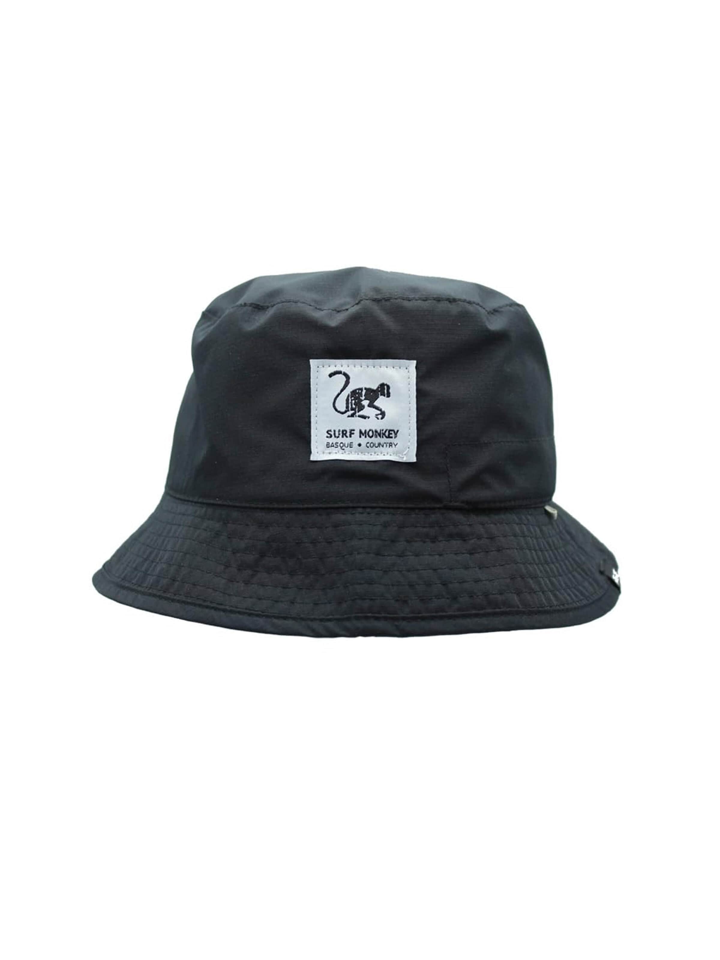 Surf Monkey - Sombrero en negro: frente