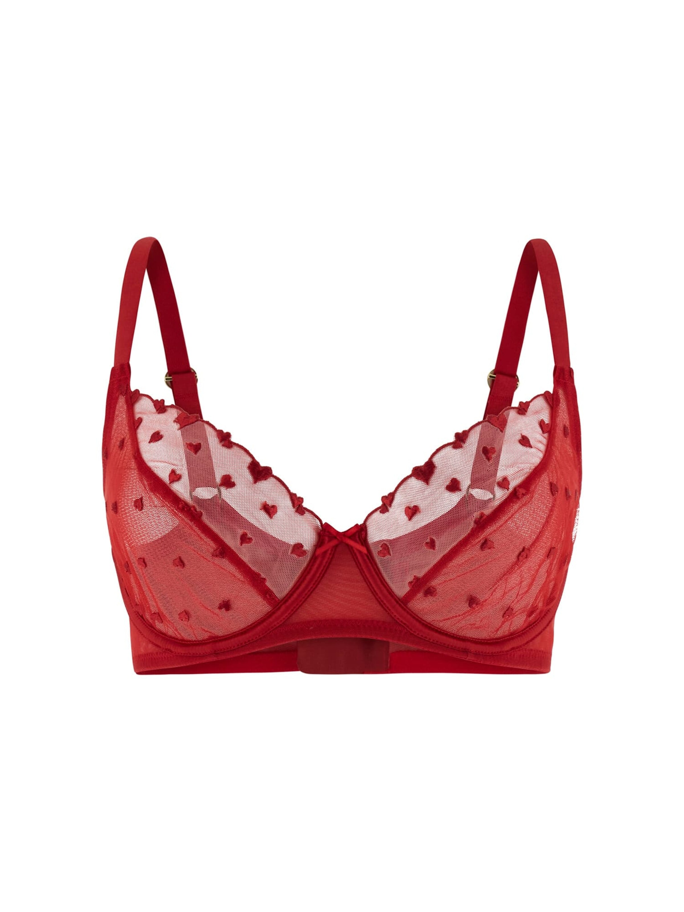 GUESS Push-up Bra in Red: front