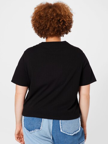 Tommy Jeans Curve T-Shirt in Schwarz