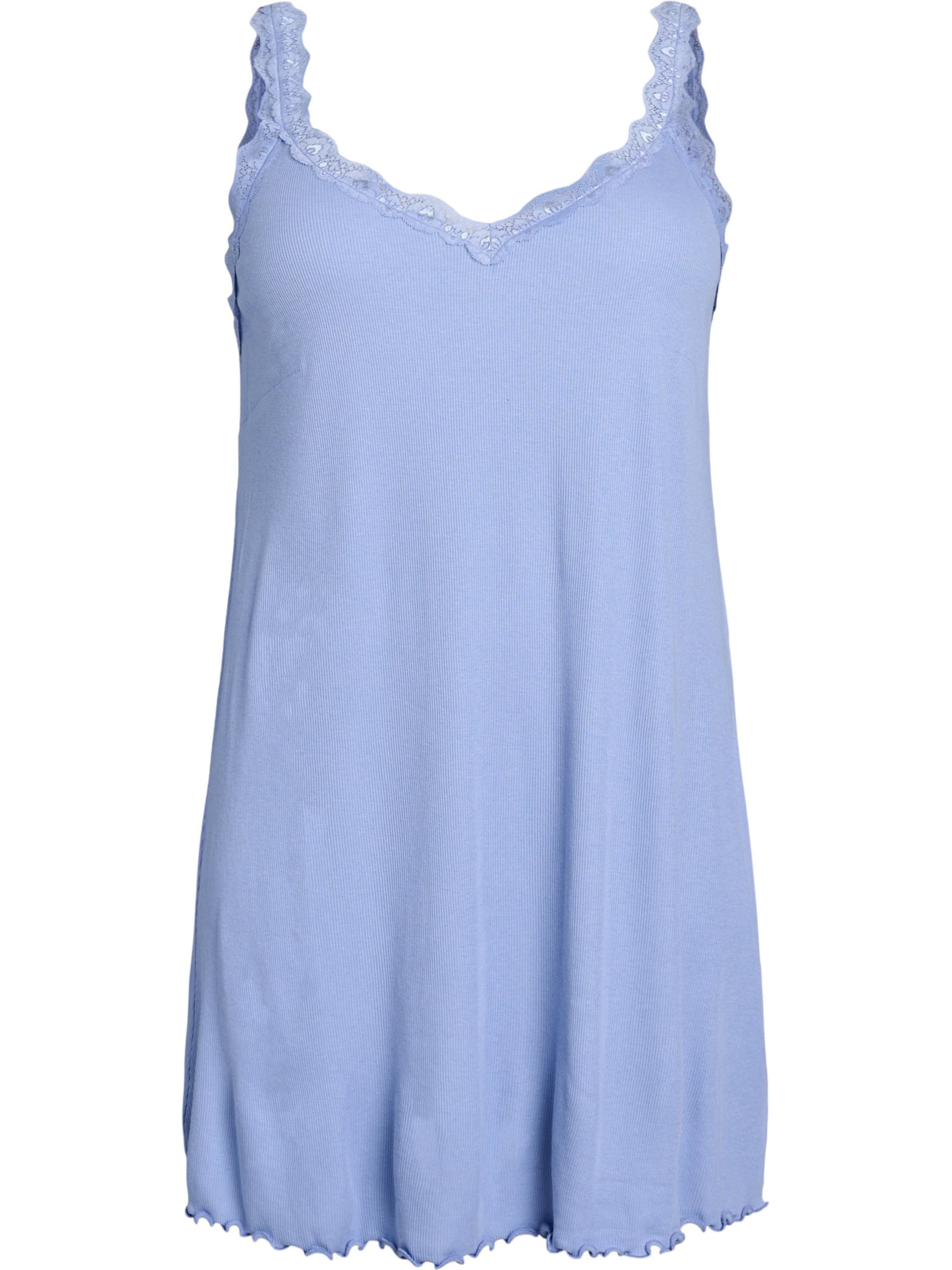 Zizzi Nightgown 'Mliv' in Blue: front