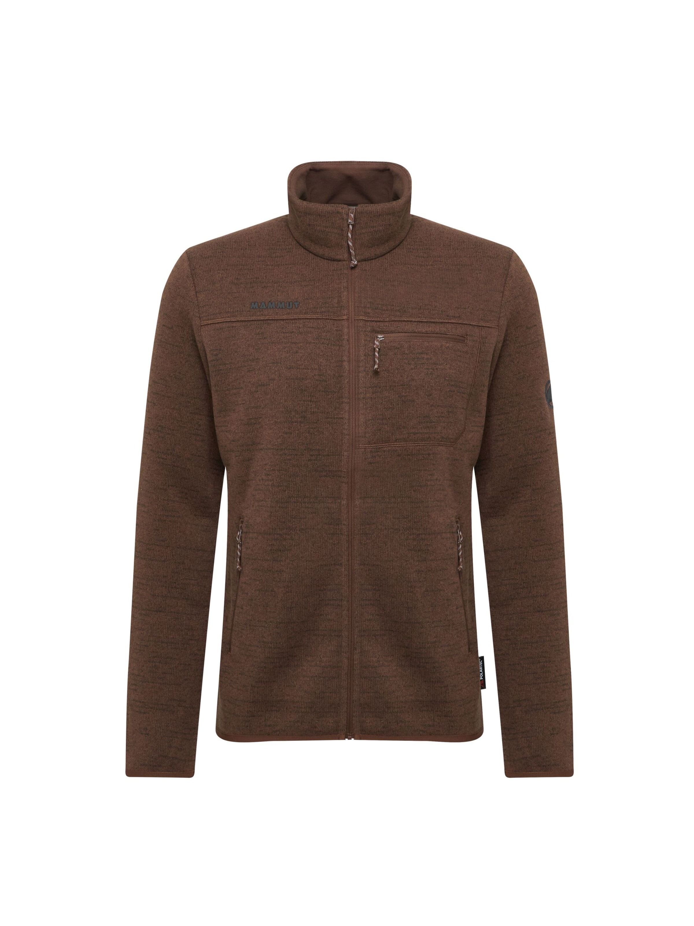MAMMUT Fleecejacke   ‘Arctic IV ’ in Braun: Vorderseite