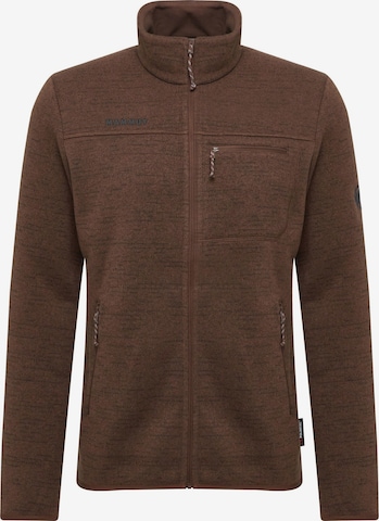 MAMMUT Fleecejacke ‘Arctic IV ’ in Braun: Vorderseite