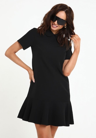 Awesome Apparel Dress in Black: front