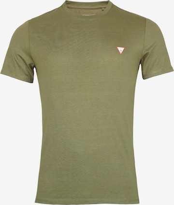 GUESS Shirt 'CN SS Core' in Green: front