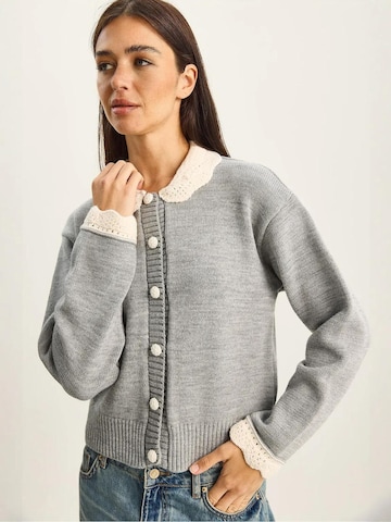 Bianco Lucci Strickjacke 'Strickjacken'‌‌‌‌‌‌‌‌‌ in Grau