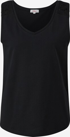 s.Oliver Top in Black: front