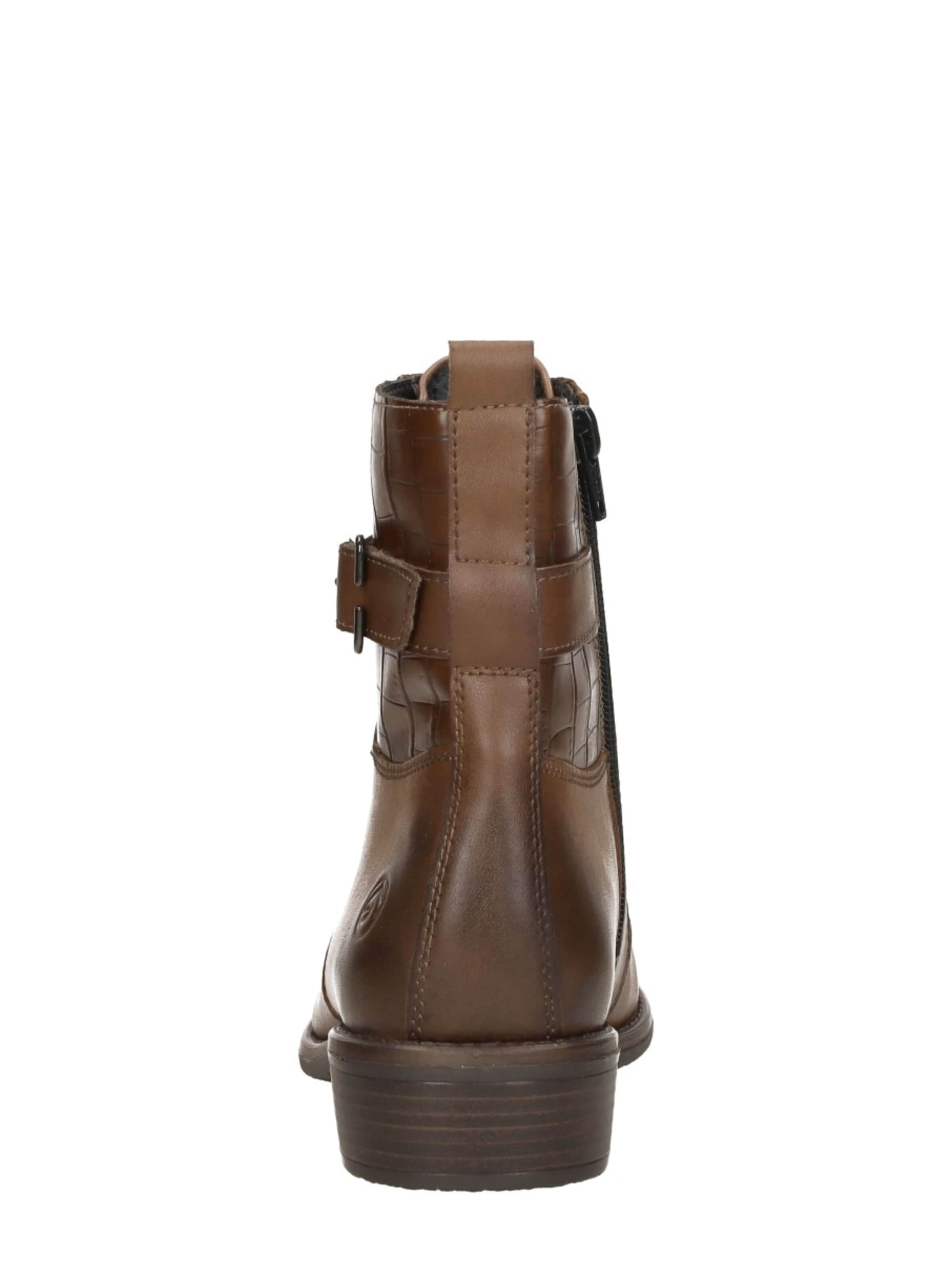 REMONTE Lace-up bootie in Brown