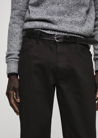 MANGO MAN Slimfit Jeans 'Patrick' in Schwarz