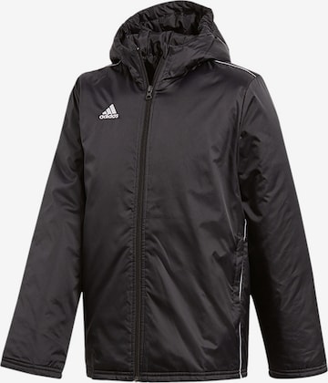 ADIDAS PERFORMANCE Athletic Jacket 'Core 18' in Black