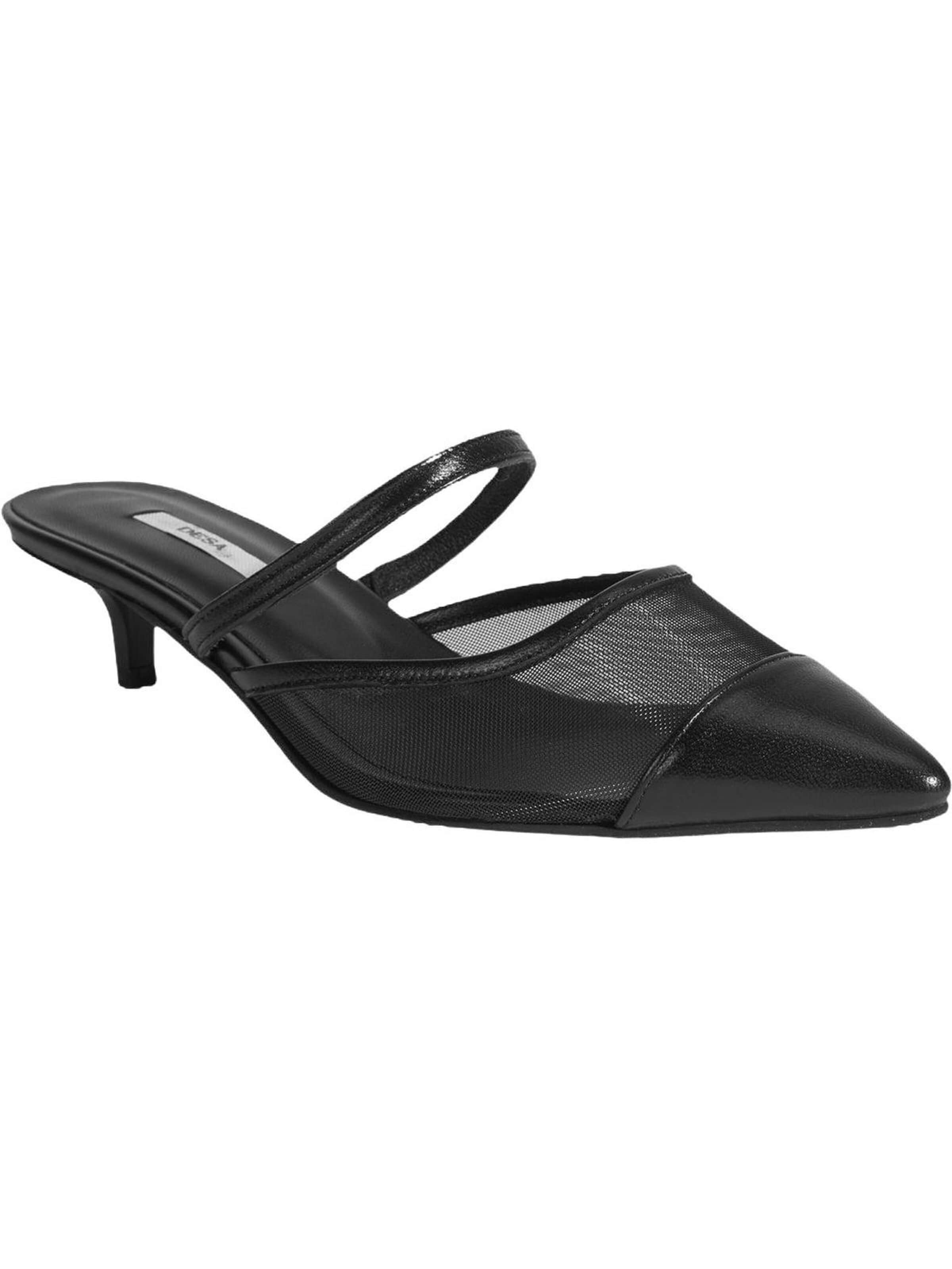 Desa - Zapatos con plataforma 'Hausschuhe mit Absatz' en negro