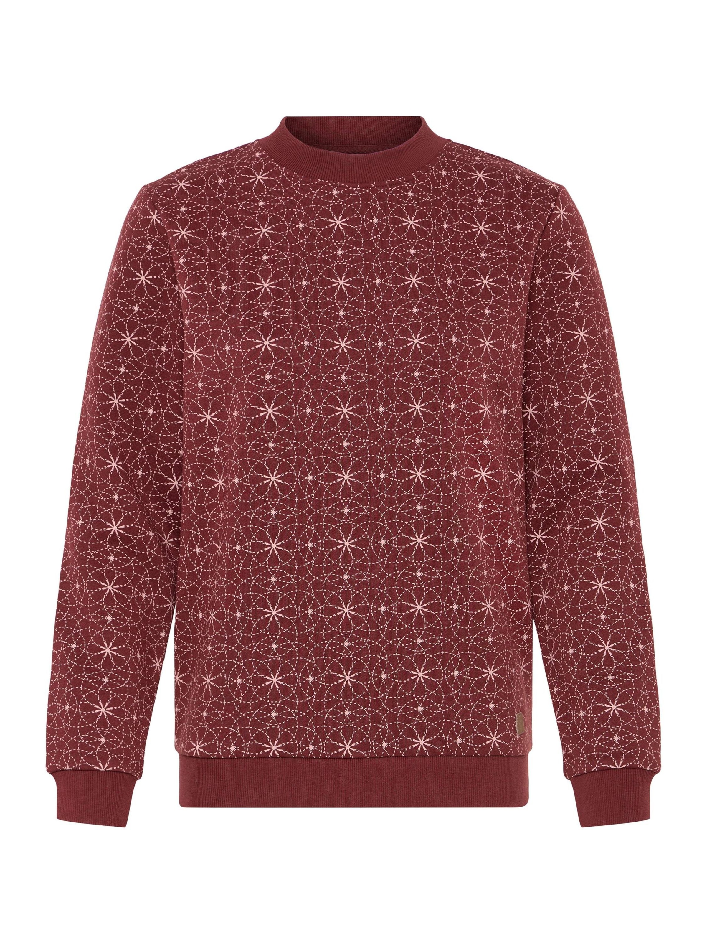 Oxmo Sweatshirt 'Karen Oneck' in Rot: Vorderseite