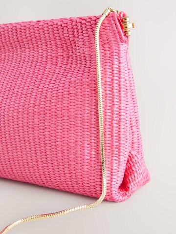 rozā Next "Clutch" stila somiņa
