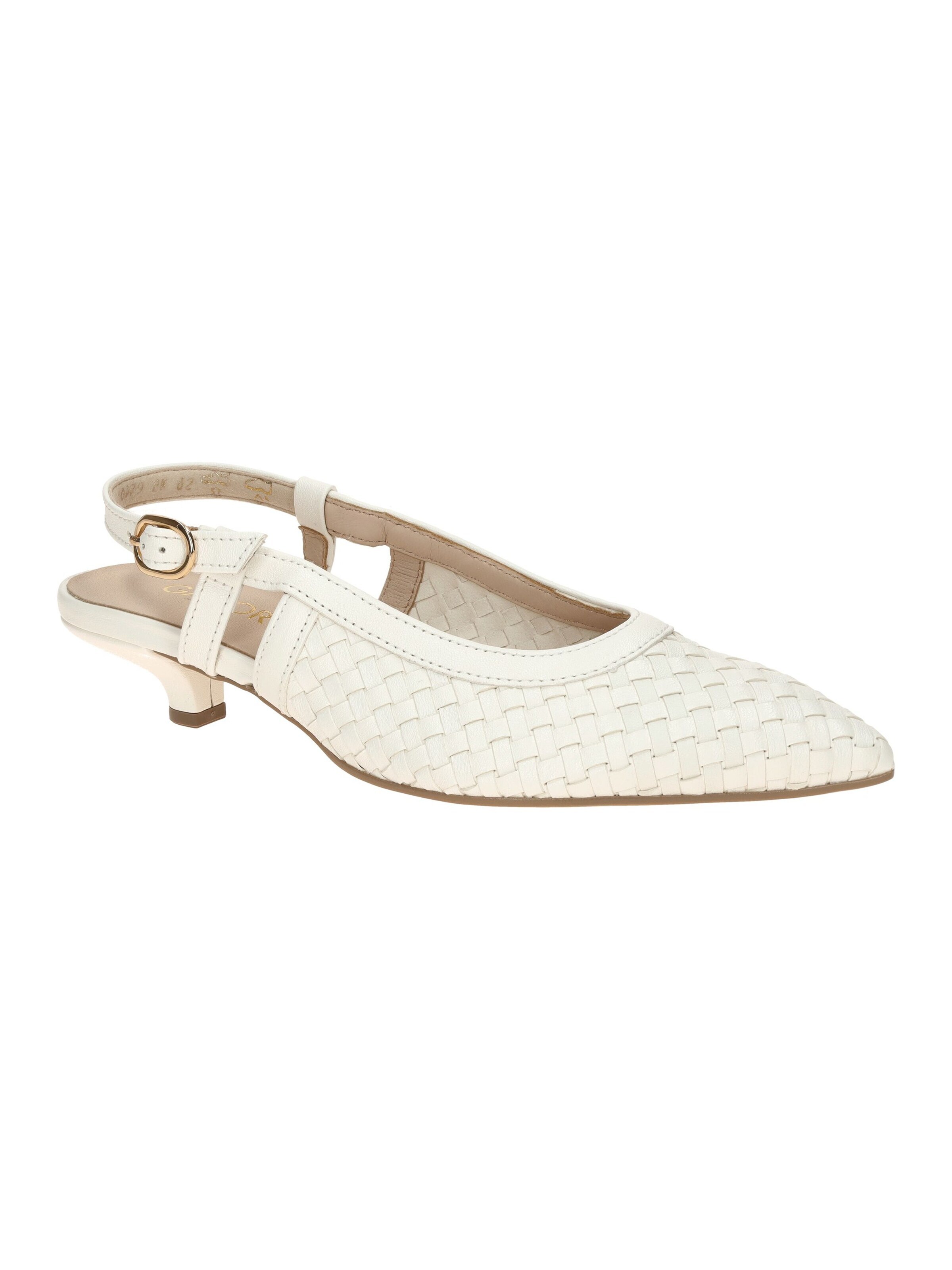 GABOR Slingback Pumps 'Flecht' in 40,5 in White, Item view