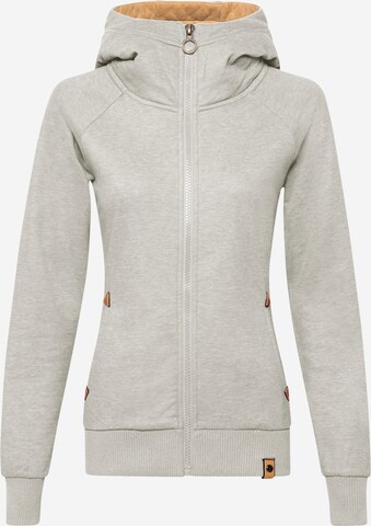 Fli Papigu Sweatjacke 'The baddest Thing' in Grau: predná strana